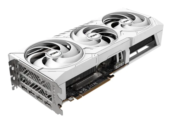 Sapphire Pure Radeon RX 9070 XT - Grafikkort - Radeon RX 9070 XT - 16 GB GDDR6 - PCIe 5.0 x16 - 2 x DisplayPort, 2 x HDMI