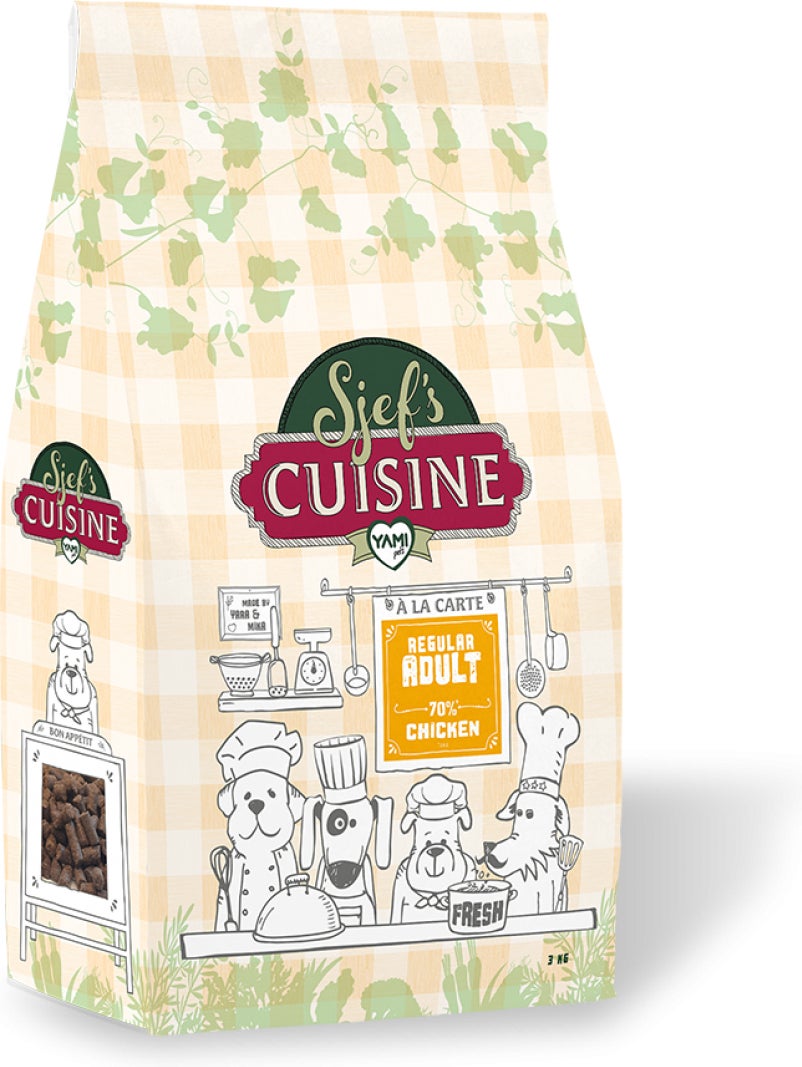 YamiPets hondenvoer Sjef's Cuisine adult regular 3 kg