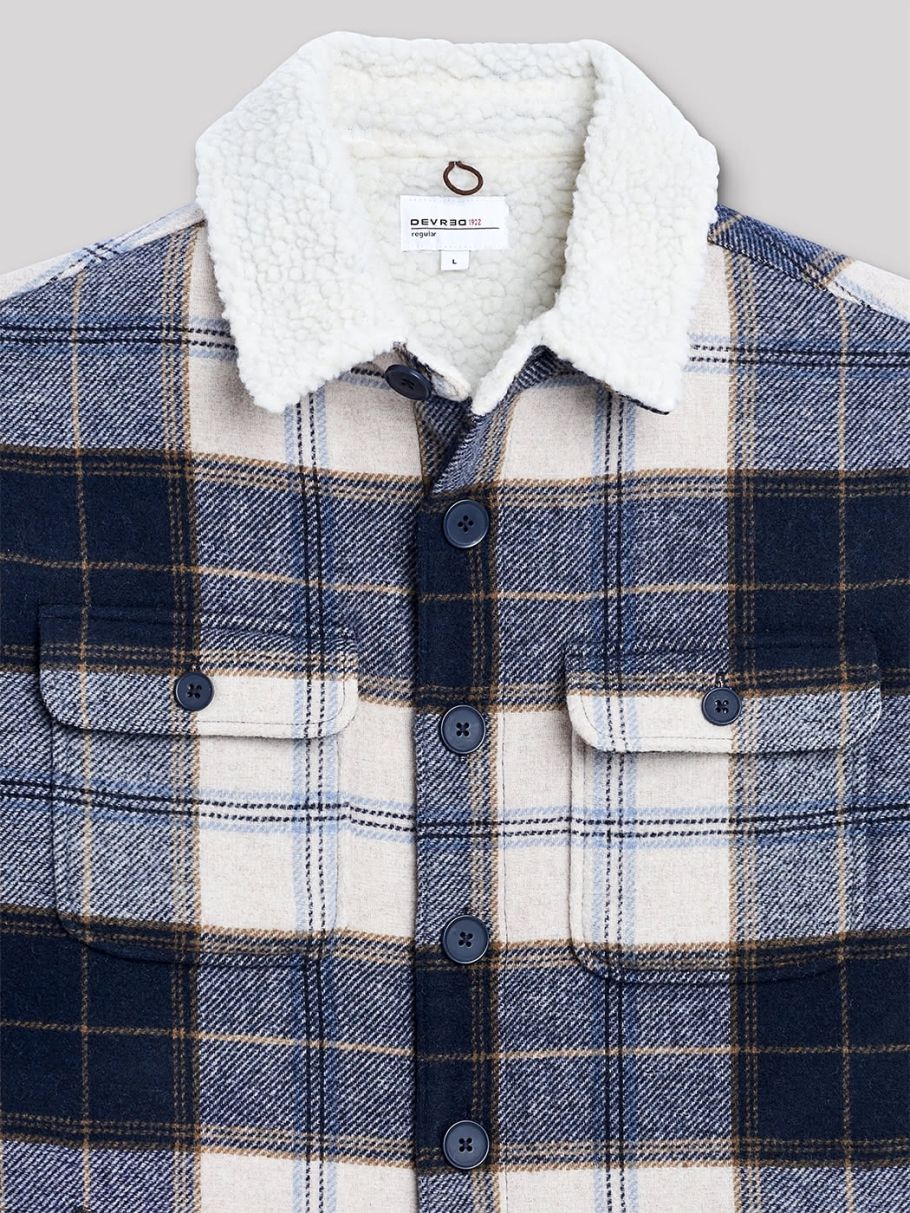 Chemise regular à carreaux