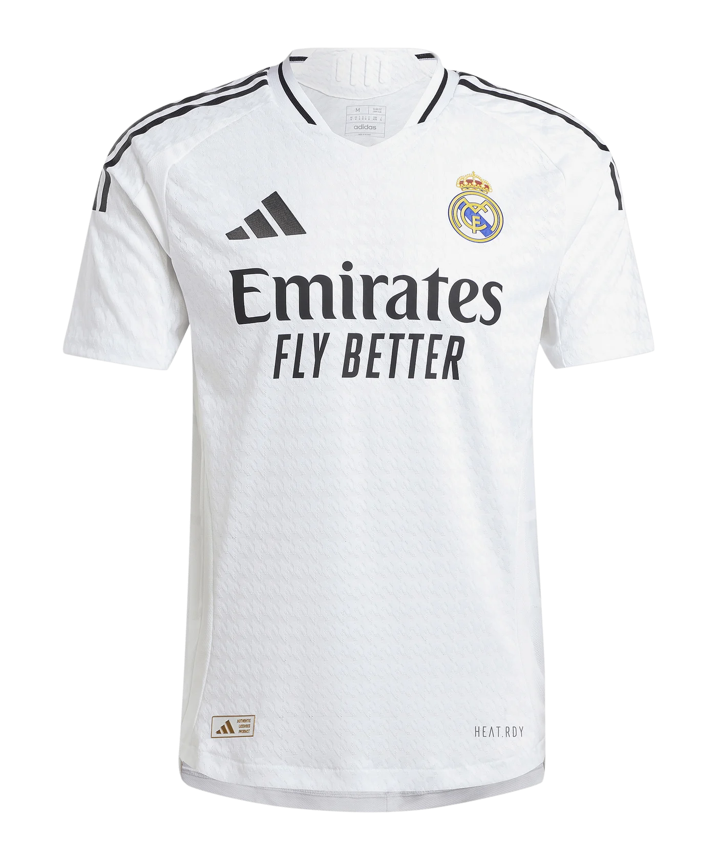 adidas Real Madrid Auth. Trikot Home 2024/2025 Weiss