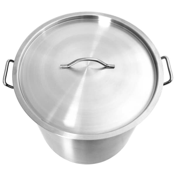 vidaXL Gryte 50 L 40x40 cm rustfritt stål
