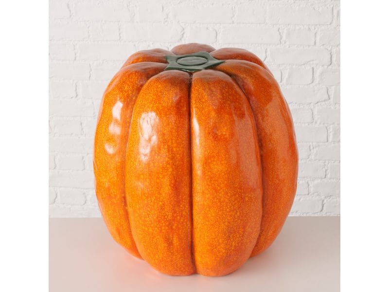 Boltze Hocker Pumpkin 42 x 40 cm Kreativ gestalteter Sitzhocker