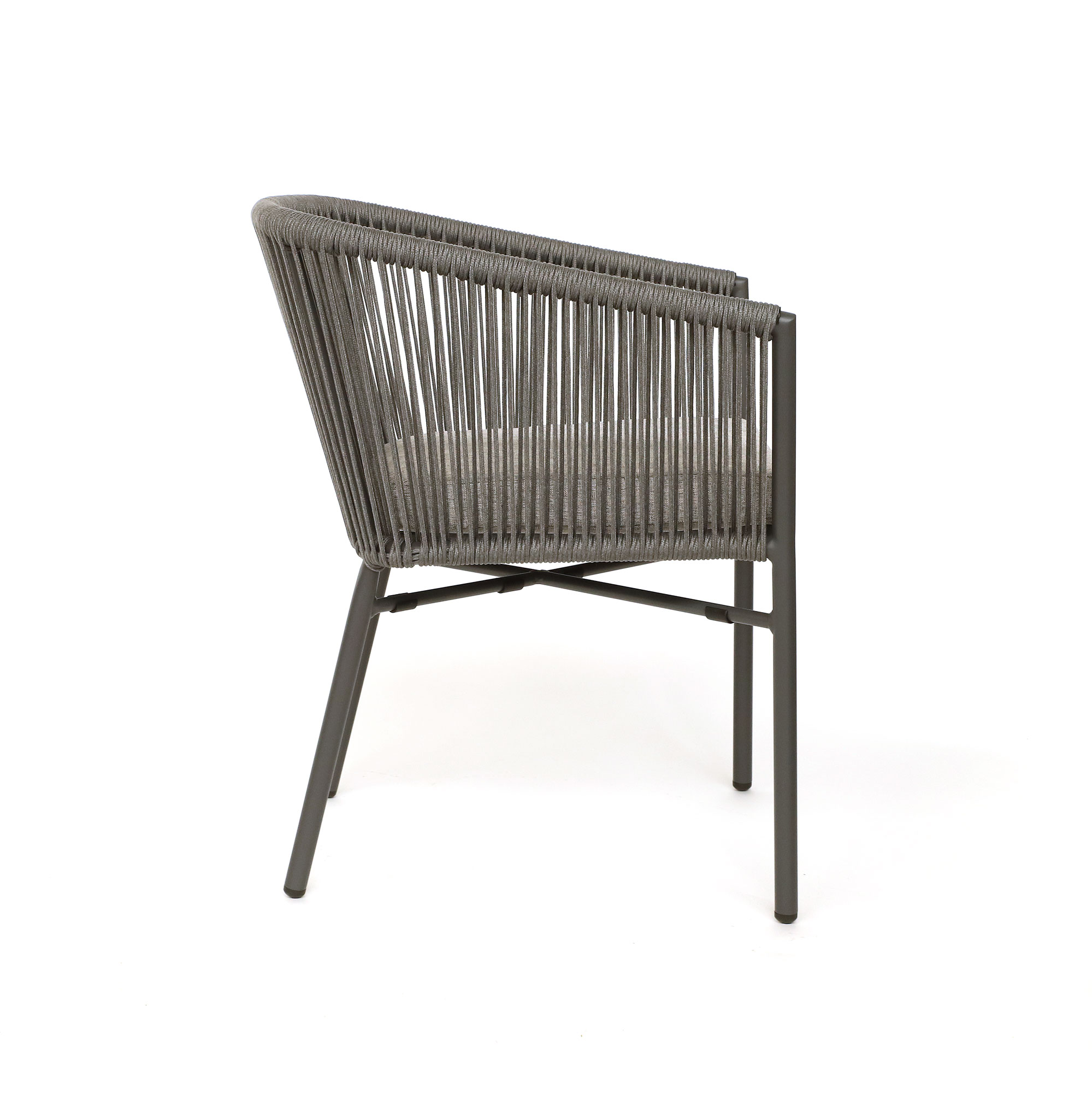 Armsessel 'Fendt' aus Aluminium, anthrazit, grau, B 56 cm, L 61 cm, H 76 cm günstig bestellen