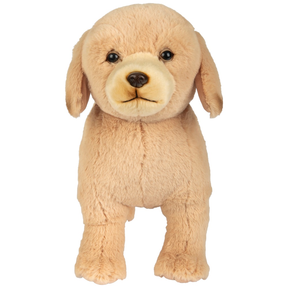 35 cm großes, stehendes Golden-Retriever-Hunde-Plüschtier