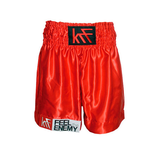 Box Krf Dc Calção de Boxe Liso Vermelho T/m