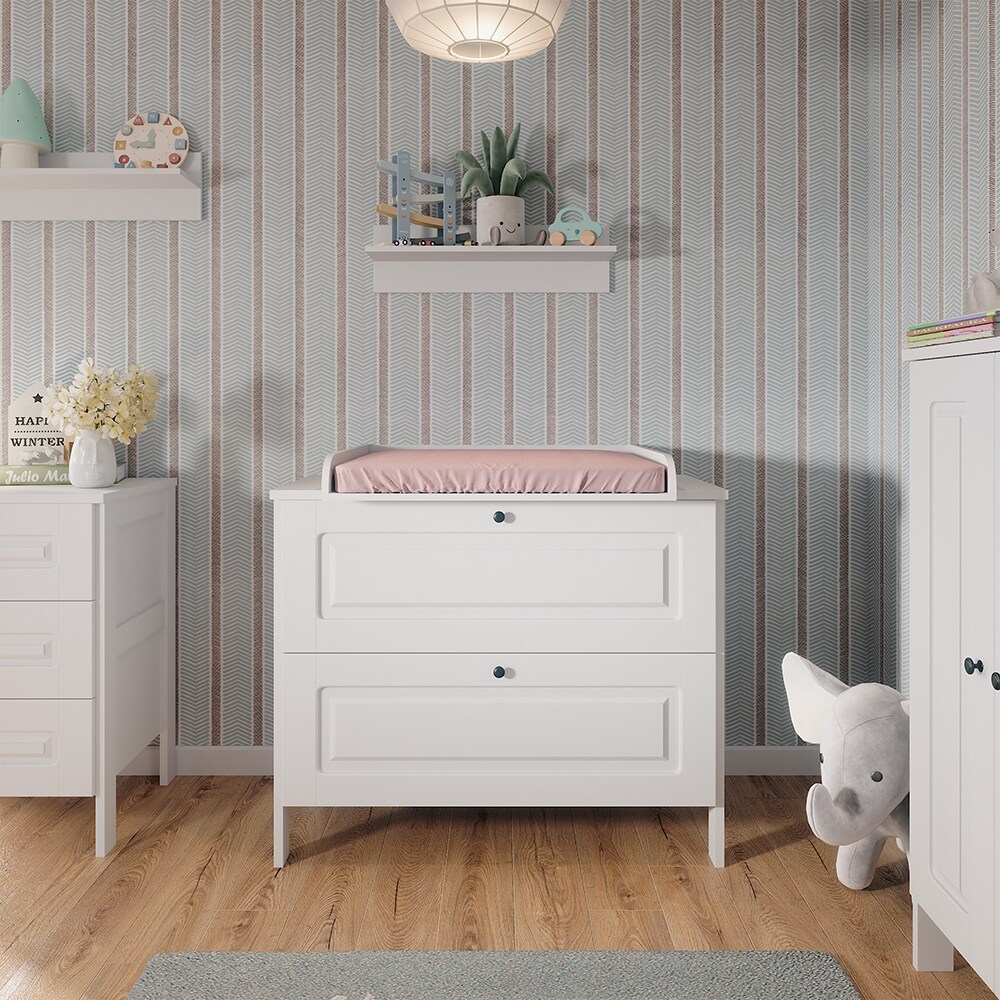 Vitalispa Wickelkommode Ajaton Weiß 108 x 98 cm