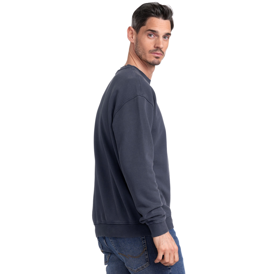 VanVaan Herren Sweatshirt unifarben dunkelblau