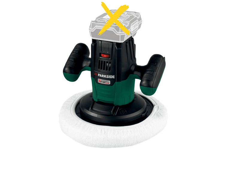 Accu-polijstmachine 20V zonder accu