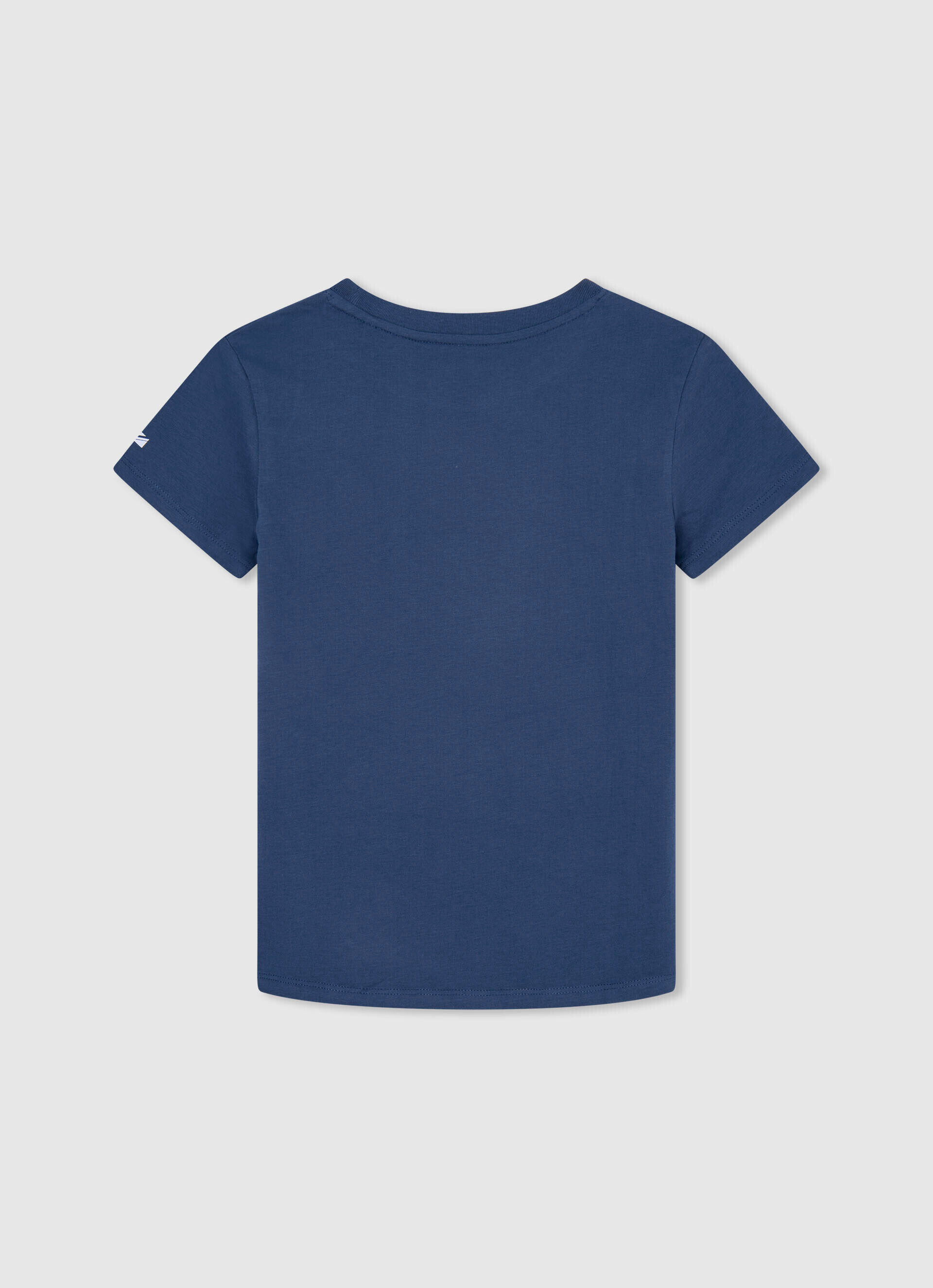 CAMISETA COM LOGOTIPO DA BANDEIRA - Jarman Azul