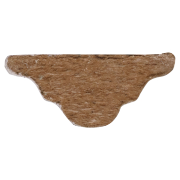Decorlijst MDF wit folie 9x22 mm lengte 260 cm