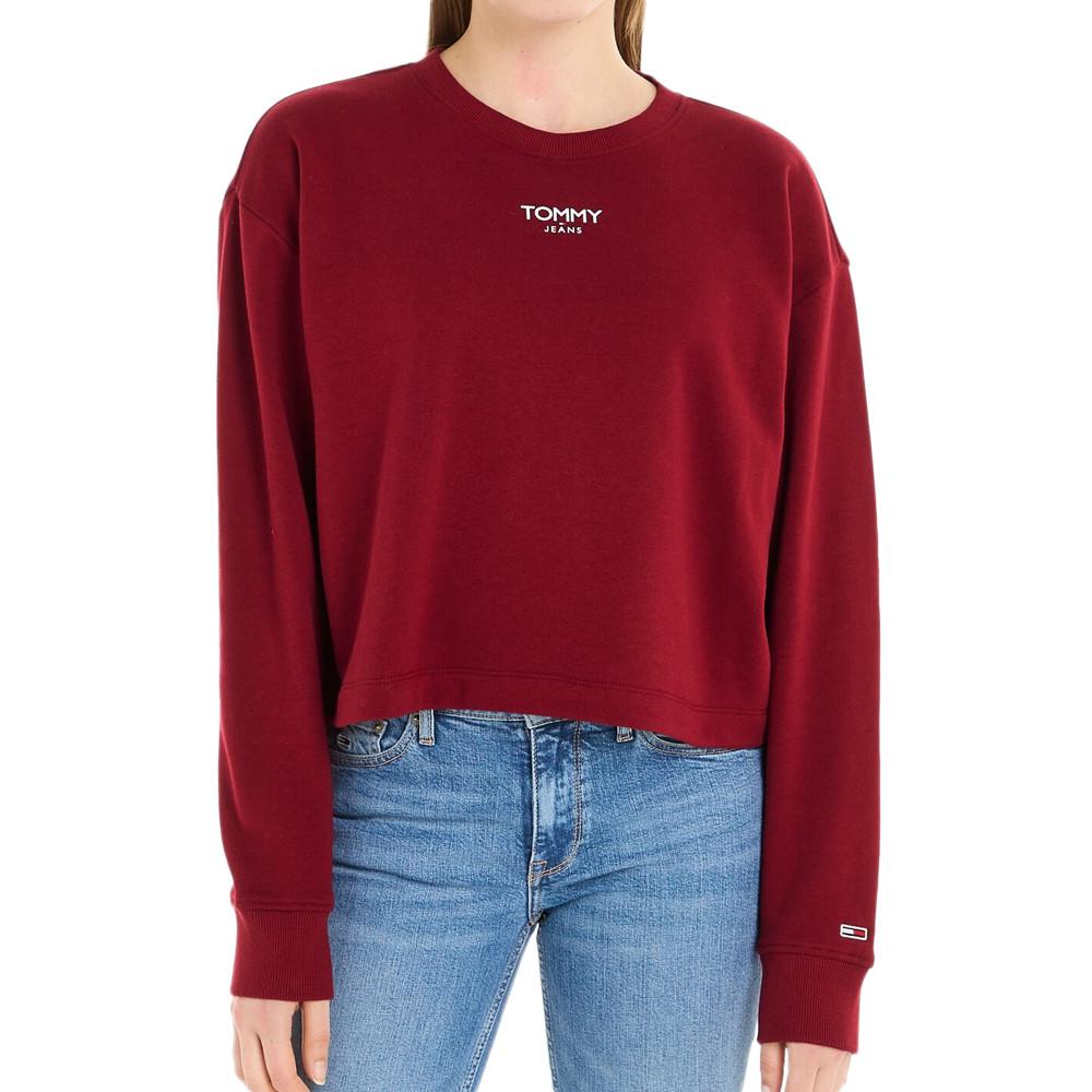 Tommy Hilfiger Sweat Bordeaux Femme Tommy Hilfiger Ess