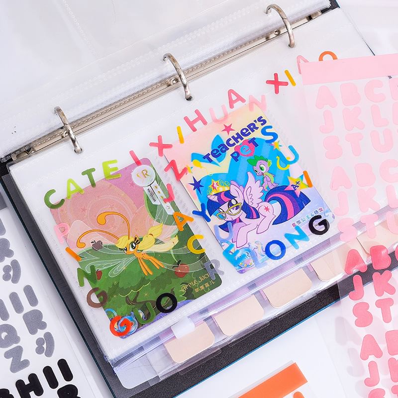 Jun's Journal - Alfabetsticker (verschillende ontwerpen) / Set