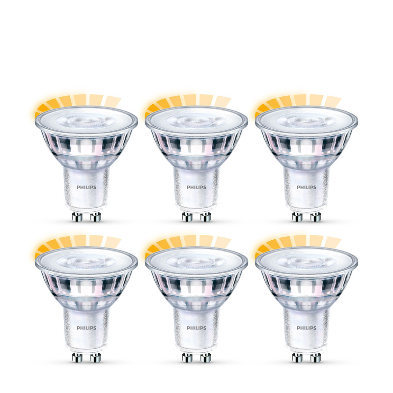 Philips LED spot GU10 3.8W 2200K-2700K Dimbaar warmwit