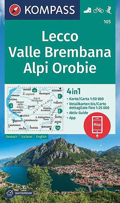 KOMPASS - 105 LECCO VALLE BREMBANA