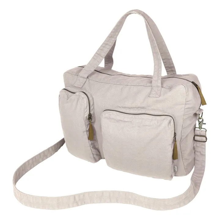 Numero 74 Sac weekender en coton bio | Powder S018