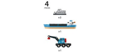 BRIO World 33534 Containerskip