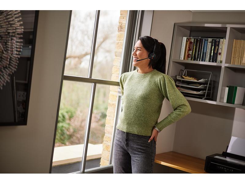 Jabra Headset Engage 55 MS Duo USB-C Professionell klingende Anrufe. Ganz gleich, wo Sie arbeiten