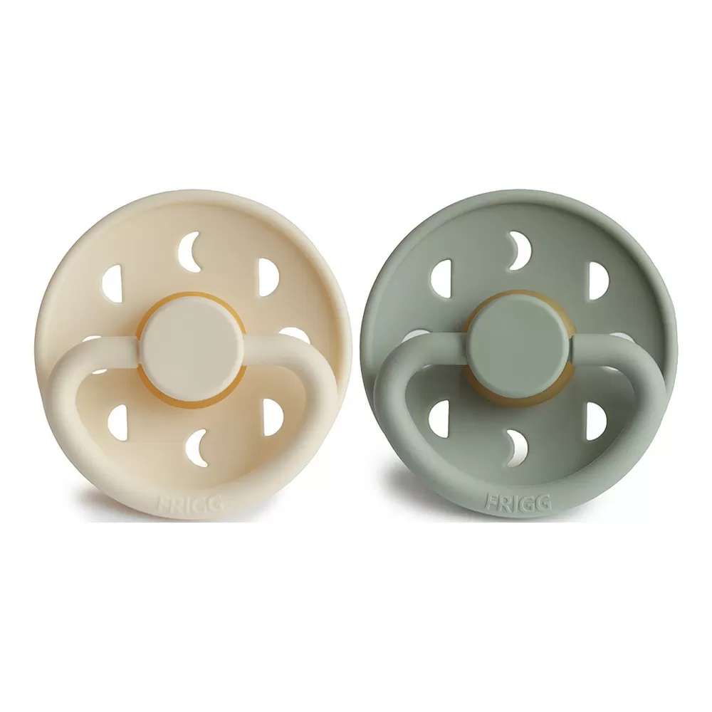 FRIGG Moon Phase Rund Latex Cream/Sage - Flere størrelser