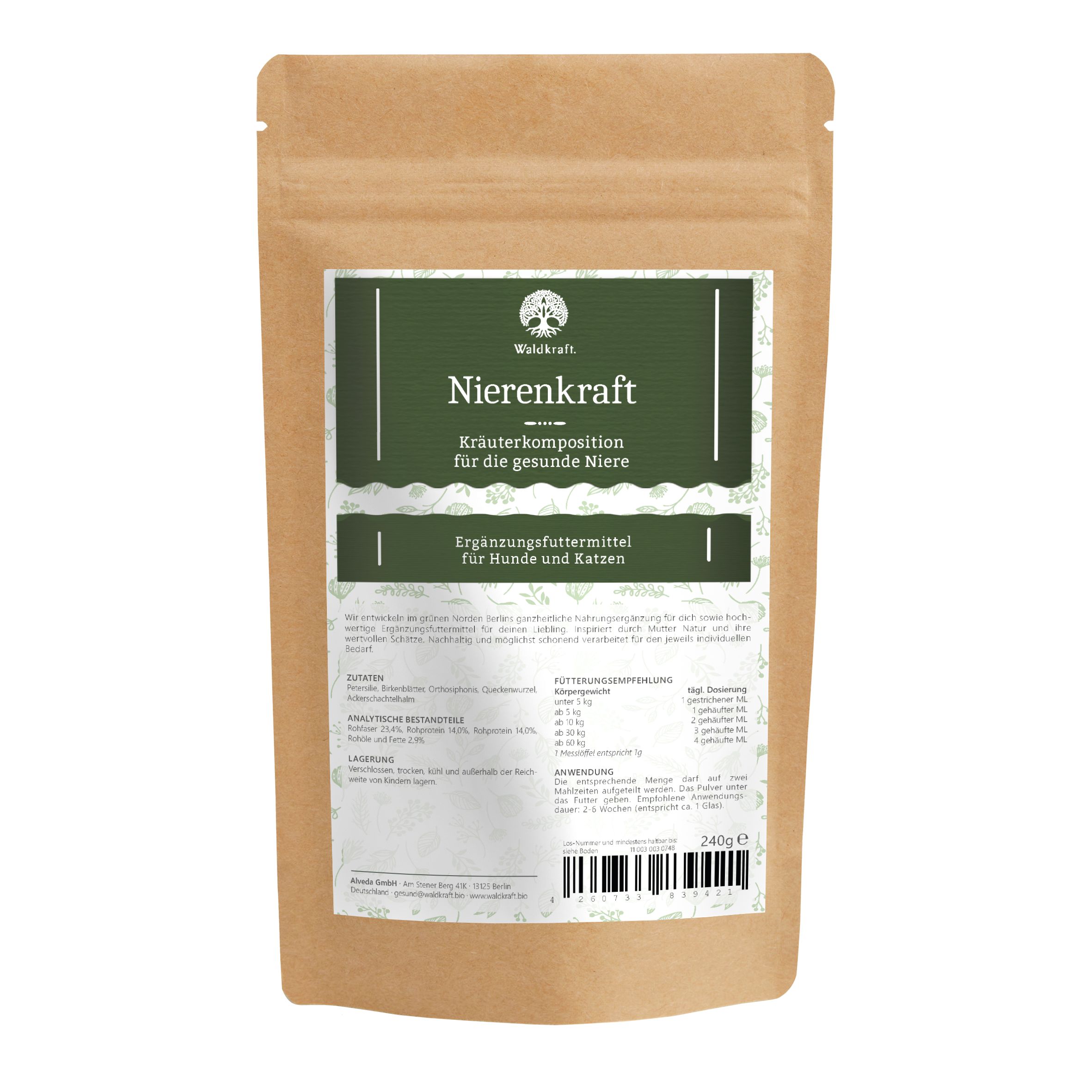 Waldkraft Nierenkraft - Kräutermischung für die Nieren