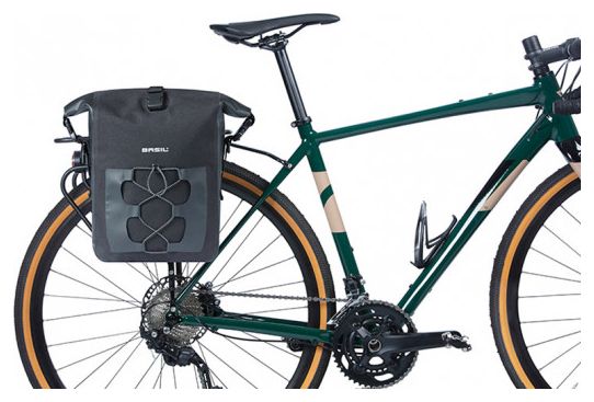 Sacoche de Porte-Bagage Basil Navigator Waterproof 15L Noir