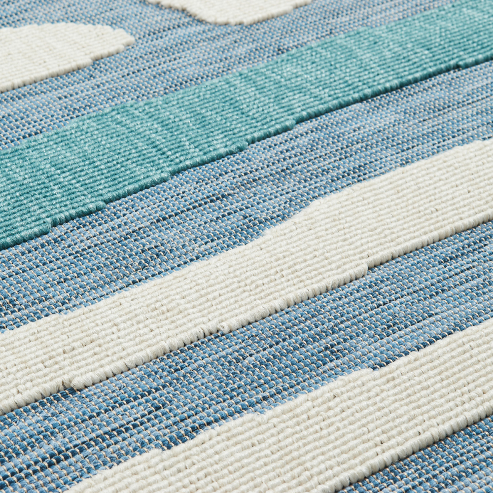Tapis intérieur extérieur turquoise acapulco 1689 160 x 230 cm