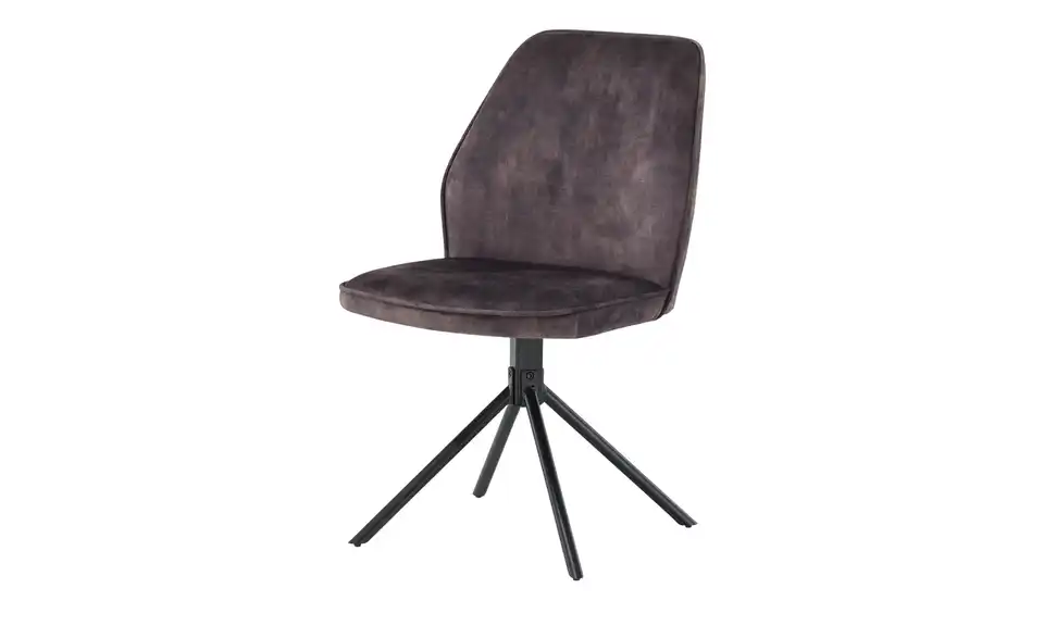 Stuhl Telford ohne Anthrazit Velours