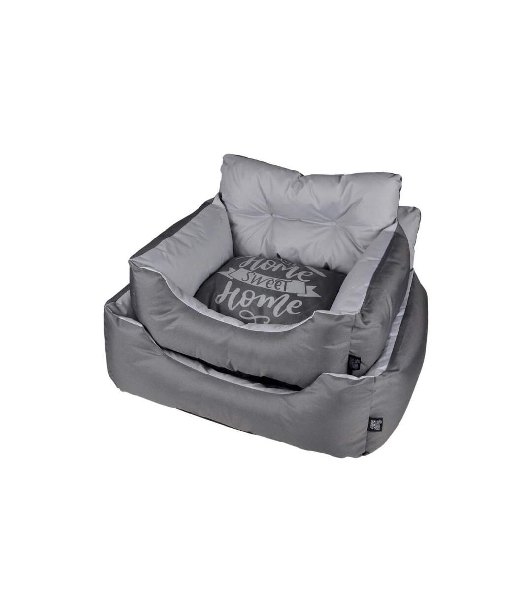 Paris Prix - Lot De 2 Paniers Pour Chien & Chat sweet Home 60cm Gris