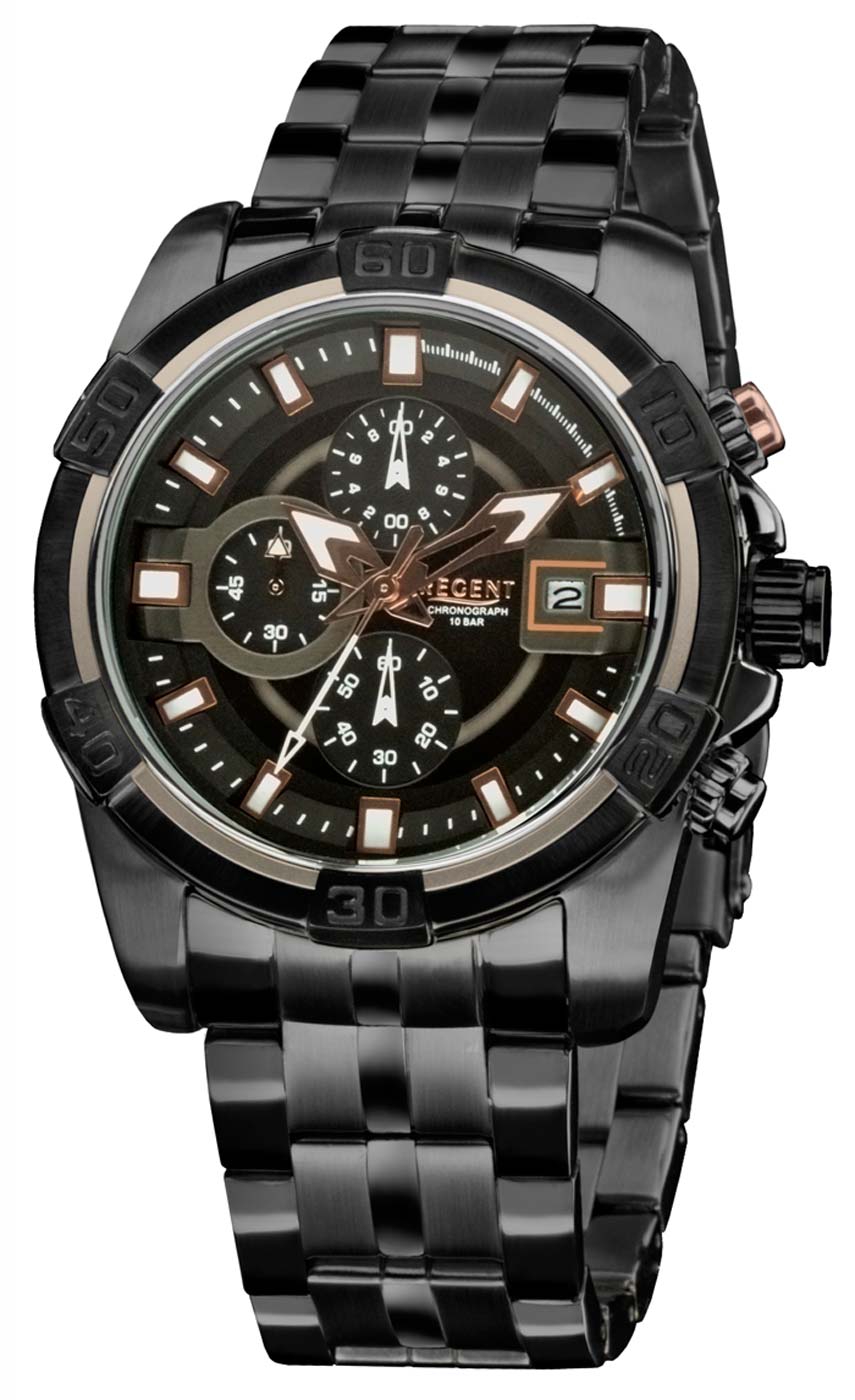 Regent Herrenarmbanduhr HM-8008 - 45 mm