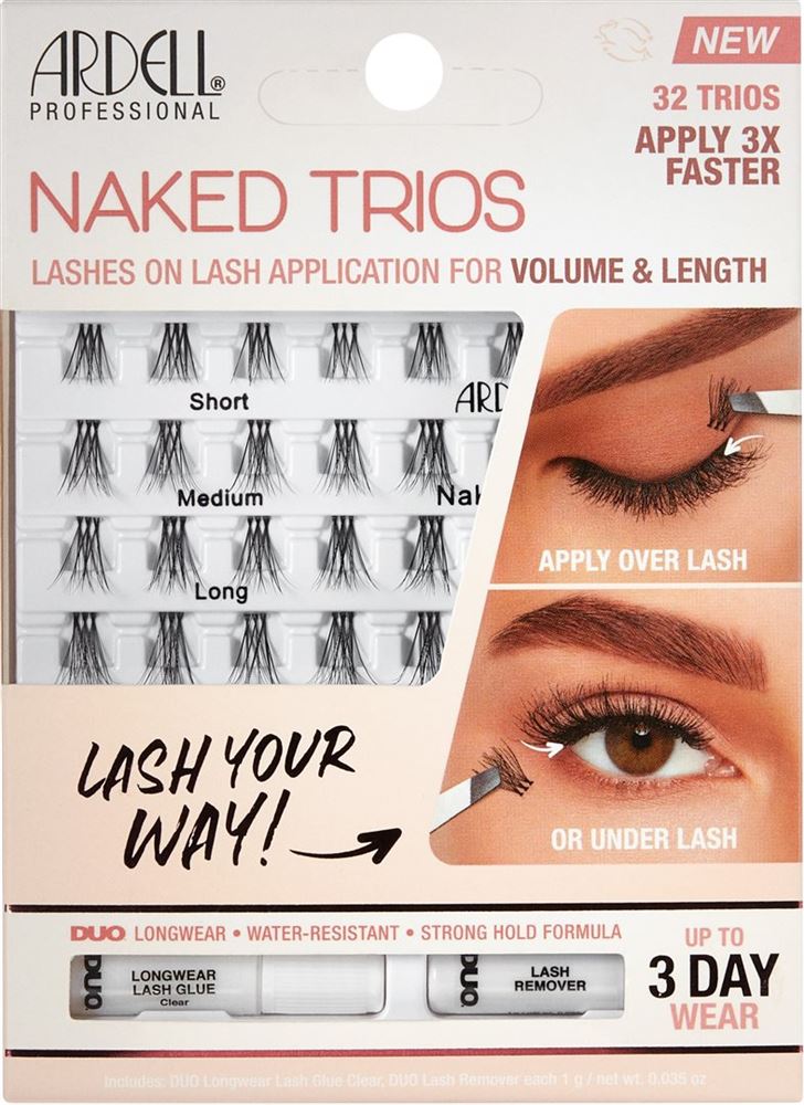 ARDELL Trios Kit Naked Lashes 32 Stk