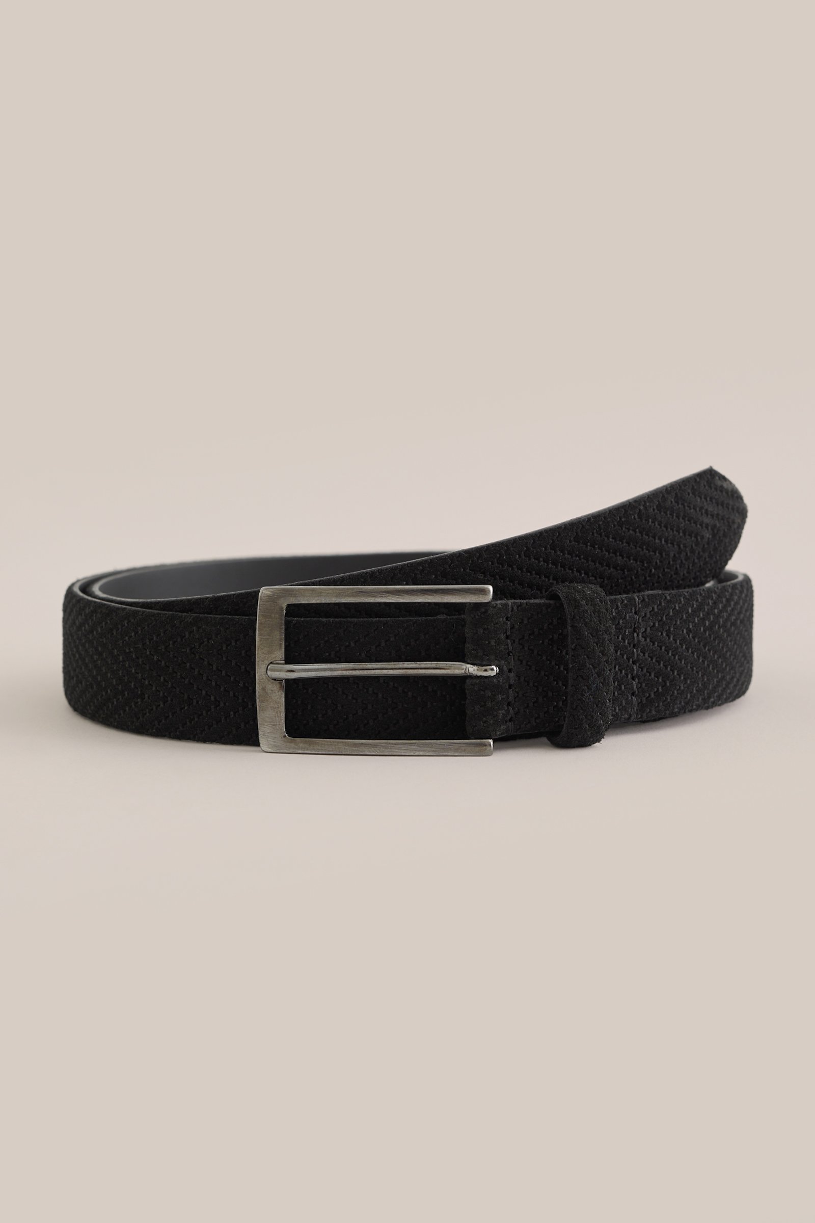 suède riem WE Fashion Zwart