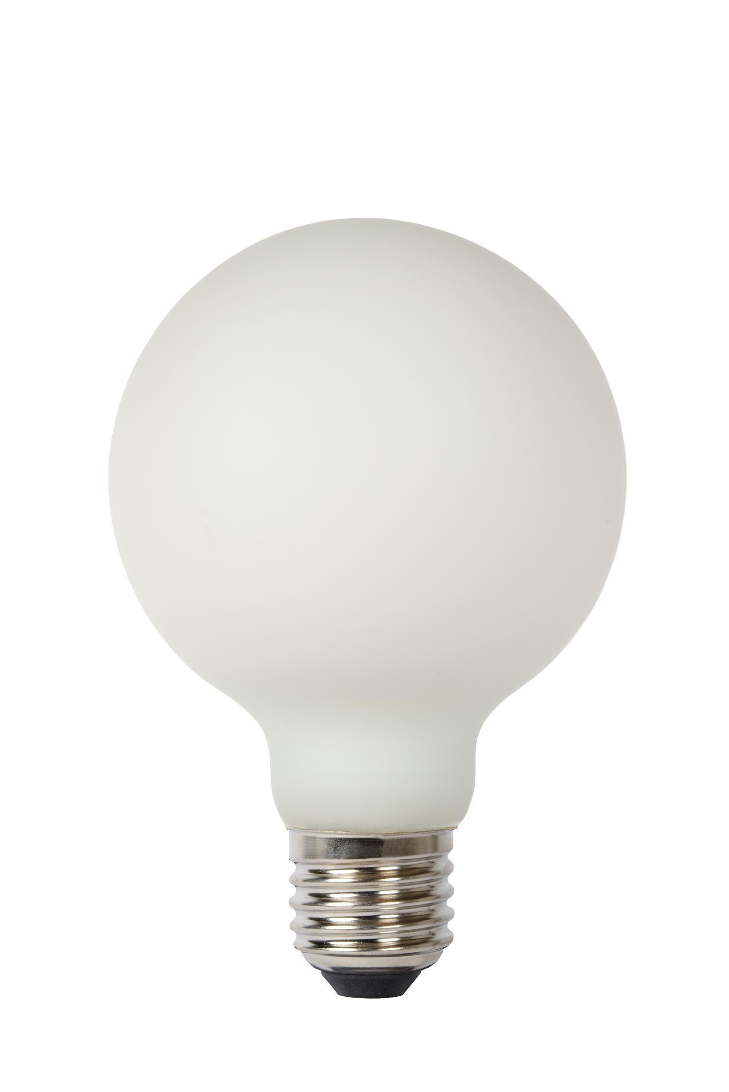 G80 LED lichtbron E27 8W 2700K opaal dimbaar 3-step