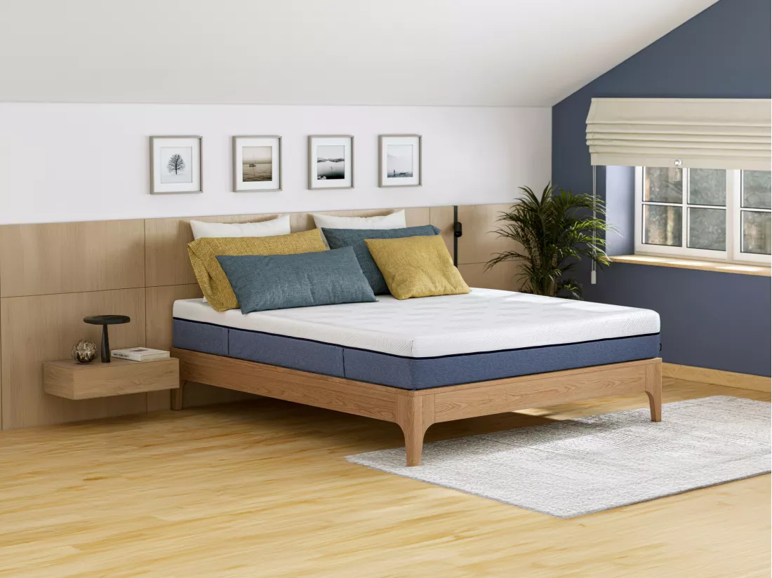 Matelas 160 x 200 cm ressorts ensachés 7 zones et mémoire de forme ép.24cm - KASUI de YSMÉE