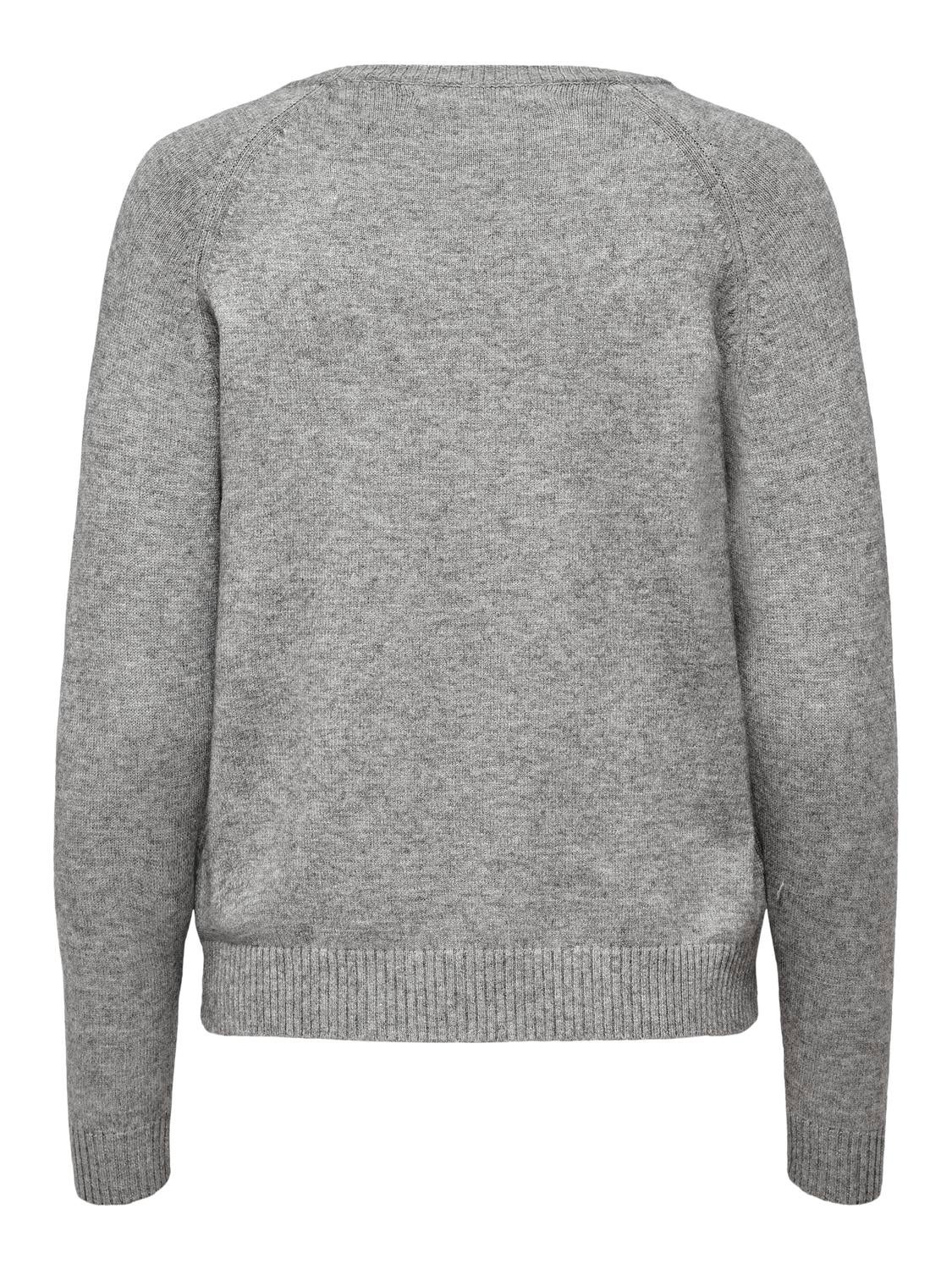 ONLLESLY Strickpullover Medium Grey Melange