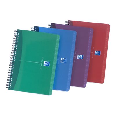 Oxford - Répertoire à spirale A5 - 180 pages - ligné - disponible dans différentes couleurs