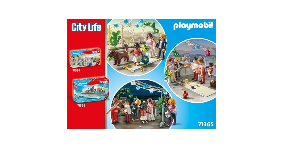 PLAYMOBILCity Life - Huwelijksfeest Constructiespeelgoed  (71365)