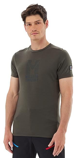 MILLET - T-SHIRT MC TRILOGY WOOL STRIPPES M