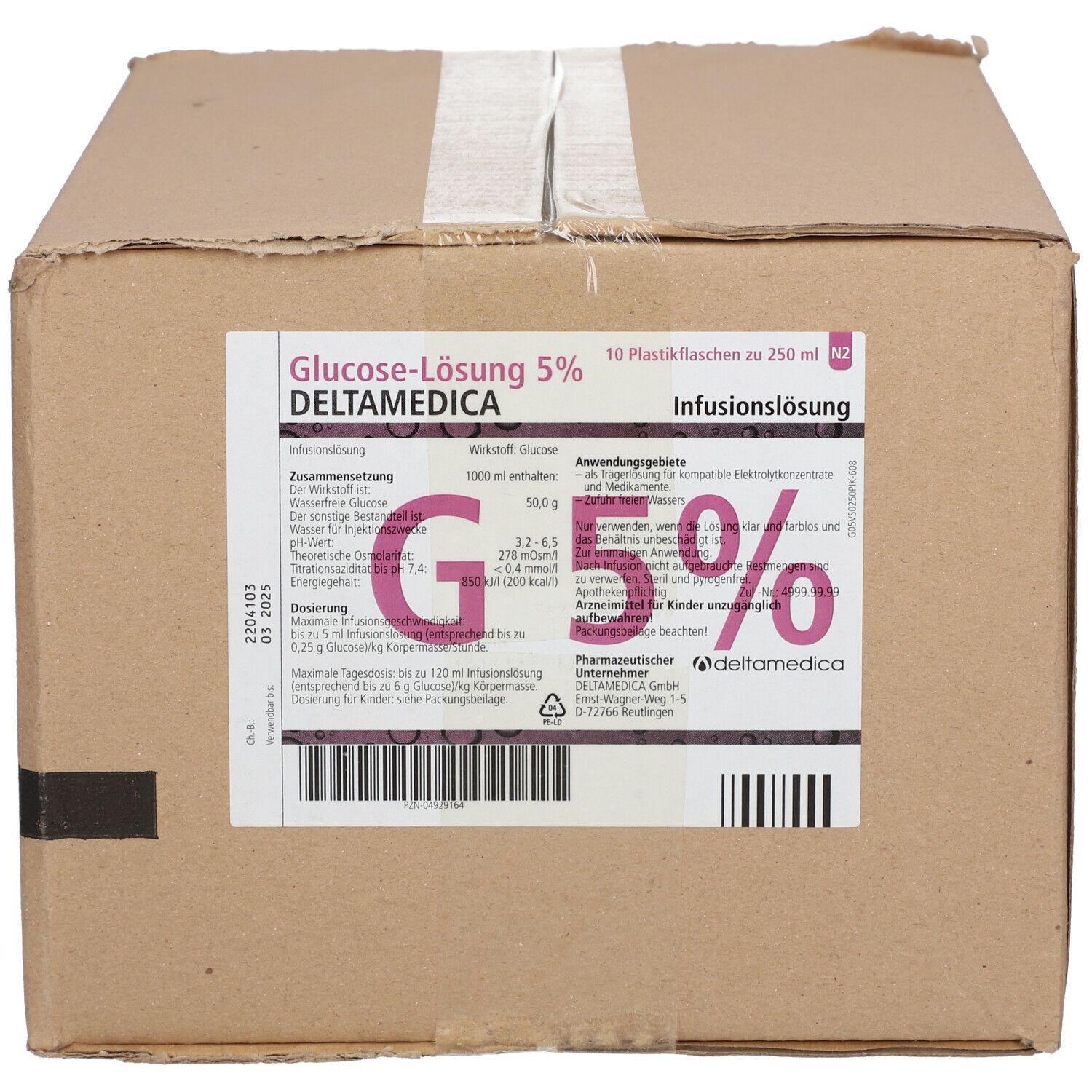 Glucose-Lösung 5% DELTAMEDICA
