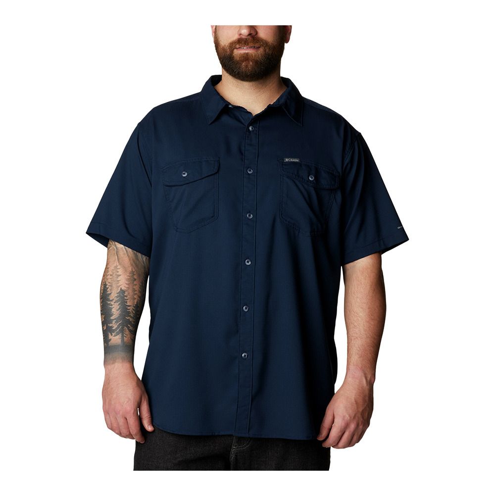 Columbia UTILIZER II SOLID - Chemise Homme collegiate navy