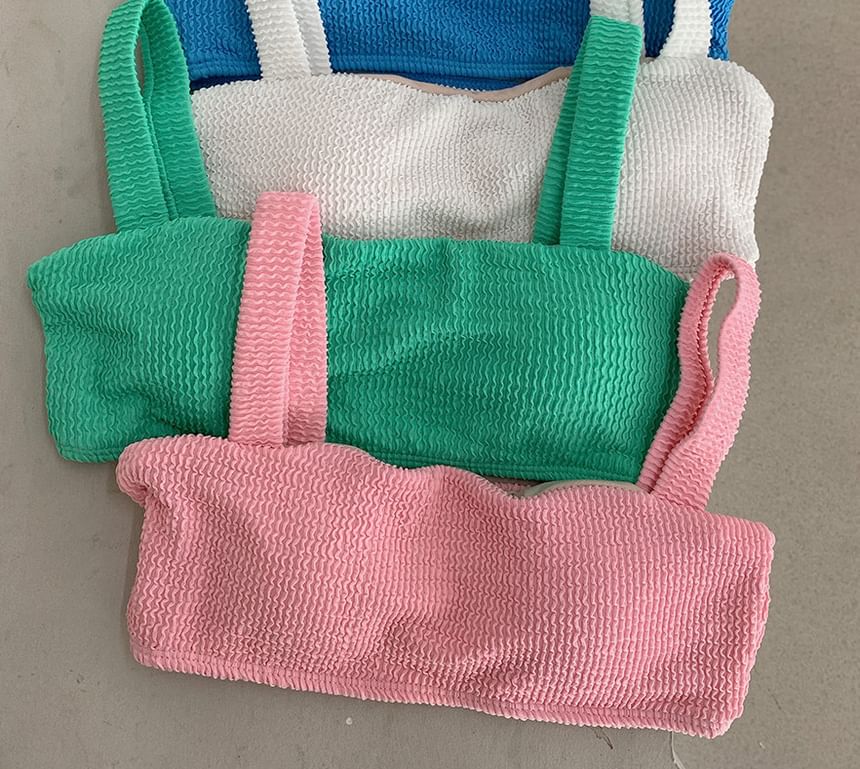 CUCURBIT - Set: Effen tankinitop + broekje met hoge taille