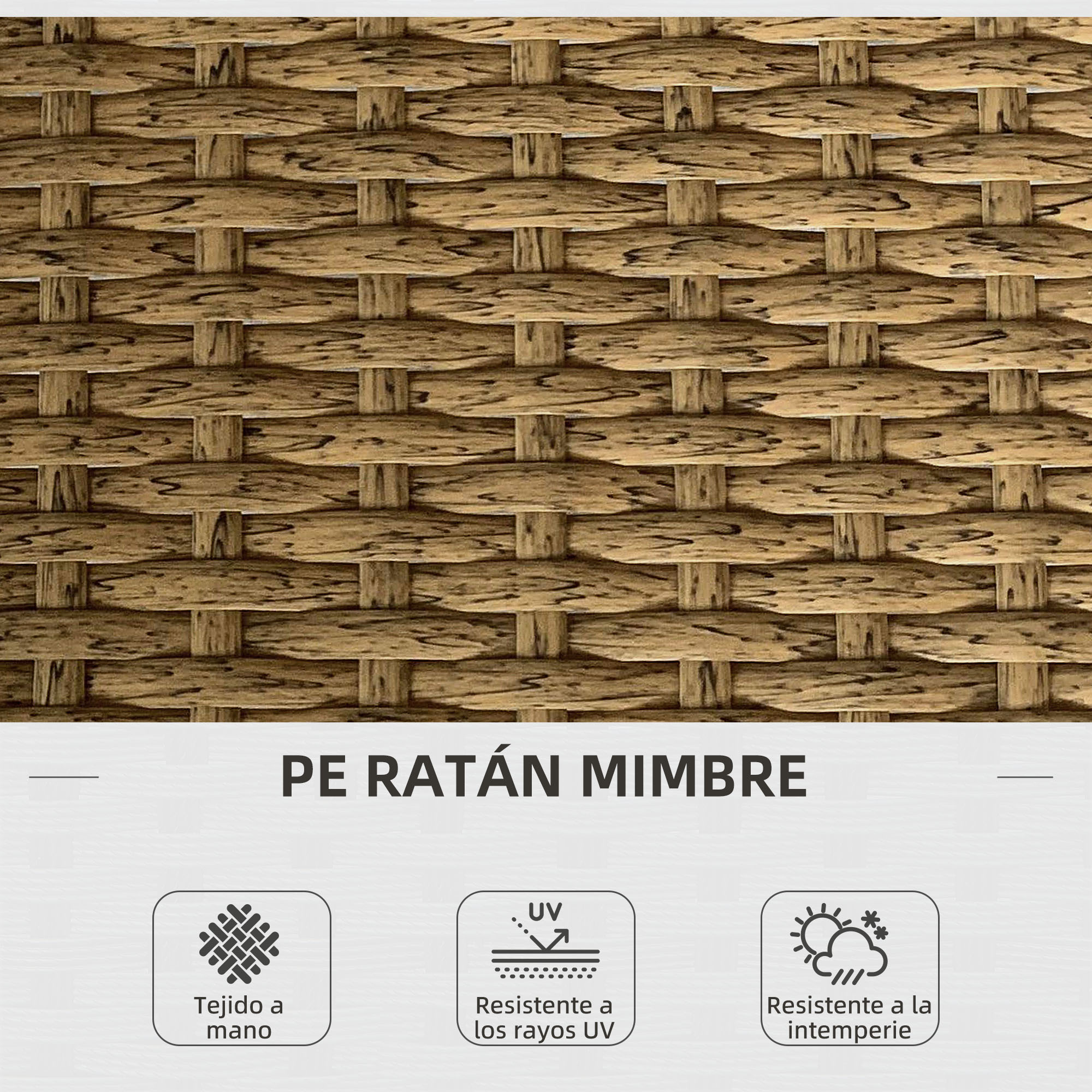 Móveis de jardim Outsunny na cor creme