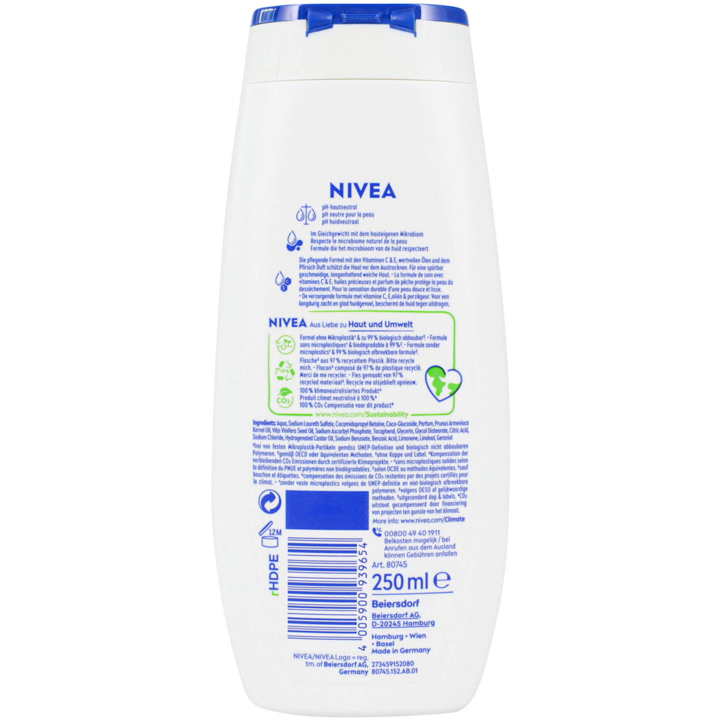 Nivea Pflegedusche Peach & Apricot Seed Oil