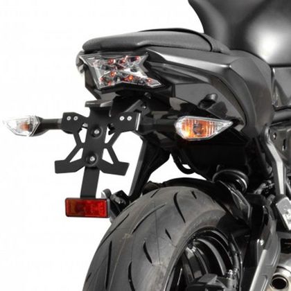 Support de plaque Top Block KAWASAKI Z 650 - Noir