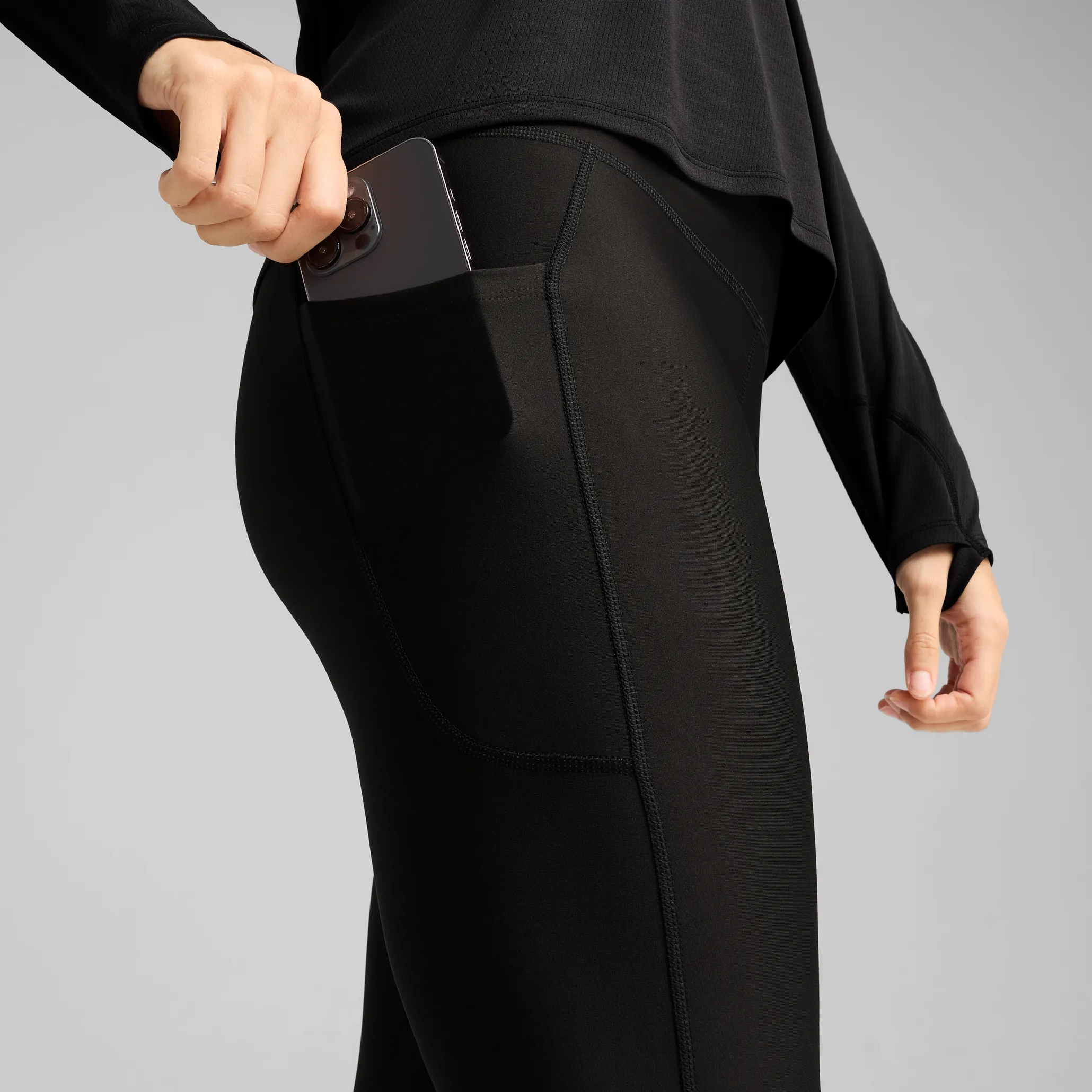 Puma W Run Velocity Fl Tight Puma Black