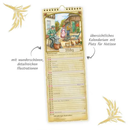 Trötsch Streifenkalender 