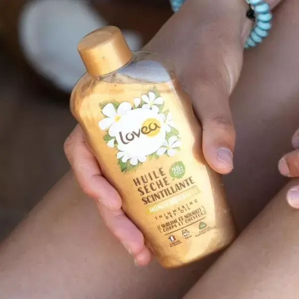 Lovea - Óleo Seco Cintilante - Monoï de Tahiti - Vegano 150ml