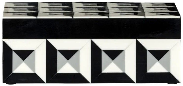 Juwelenbox Black White Klein 212087 Licia B13 x D20 x H8 cm