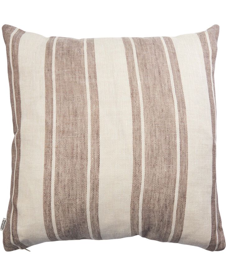 Magasin du Nord Collection STRIPE/TAUPE, PYNTEPUDE 48x48 CM Beige & brun