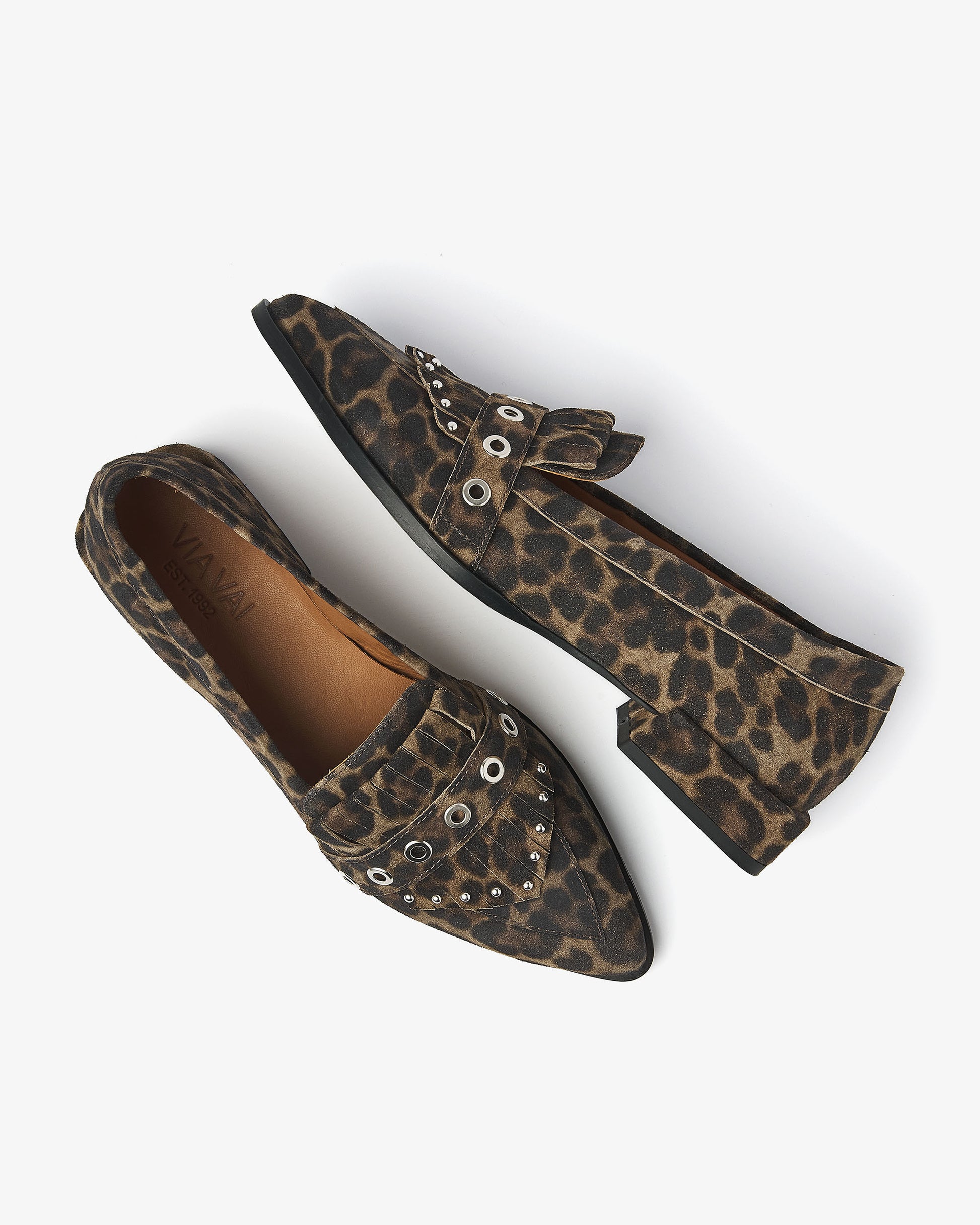 VIA VAI luipaardprint dames loafers Jazz Emily