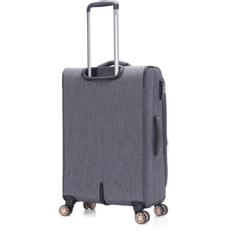 Valise souple 355 Extensible 67 cm Gris foncé