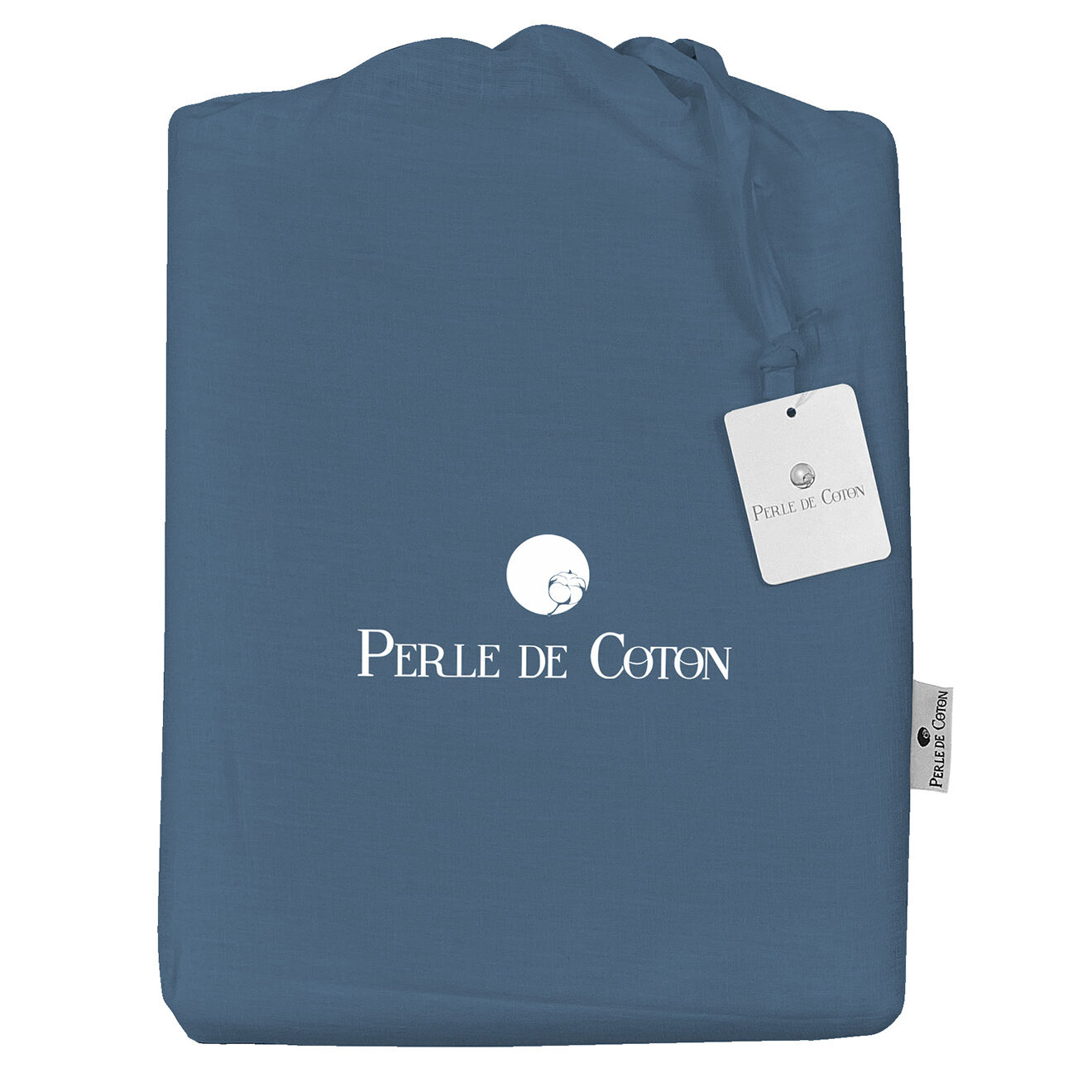 United by Perle de coton Parure housse de couette 100% Lin lavé denim